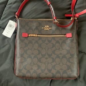 Coach Rowan file bag NWT